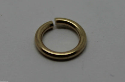 Genuine 18ct Yellow, Rose or White GOLD, many sizes OPEN JUMP RING