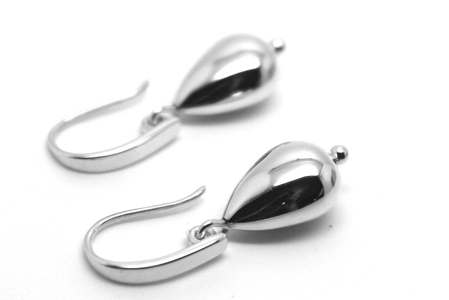 Kaedesigns Genuine New 9ct 9kt Solid Yellow, Rose or White Gold Tear Drop Hook Earrings