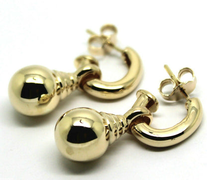 Kaedesigns, New Genuine 9ct Yellow, Rose or White Gold Ball 10mm Euro Ball Stud Earrings