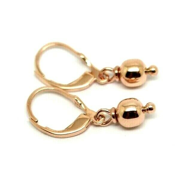 Kaedesigns New Genuine 9ct Yellow, Rose or White Gold 6mm Continental Hook Ball Earrings