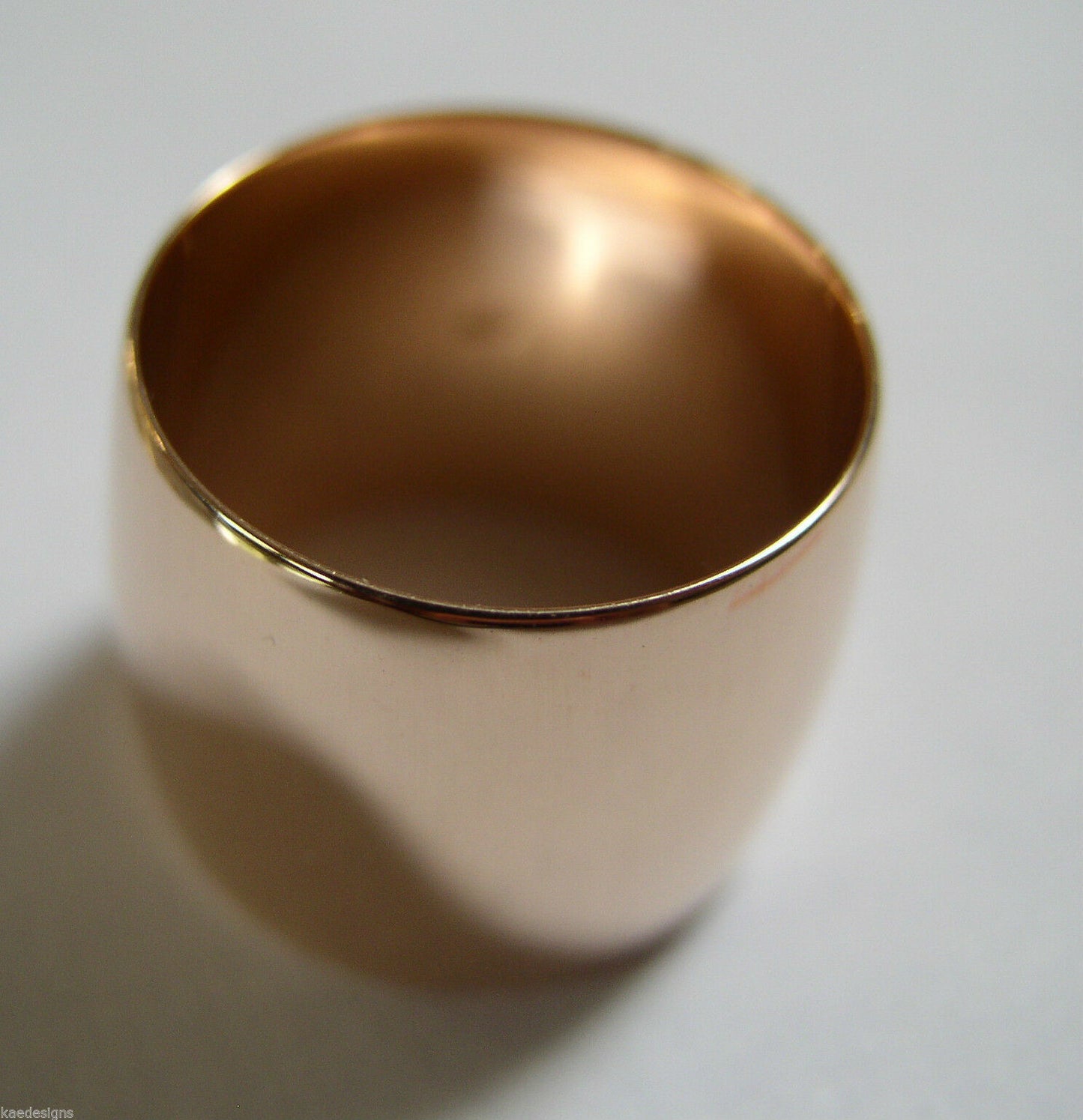 Size M / 6  Genuine Huge Genuine 9K 9ct Yellow, Rose or White Gold Full Solid 15mm Extra Wide Band Ring
