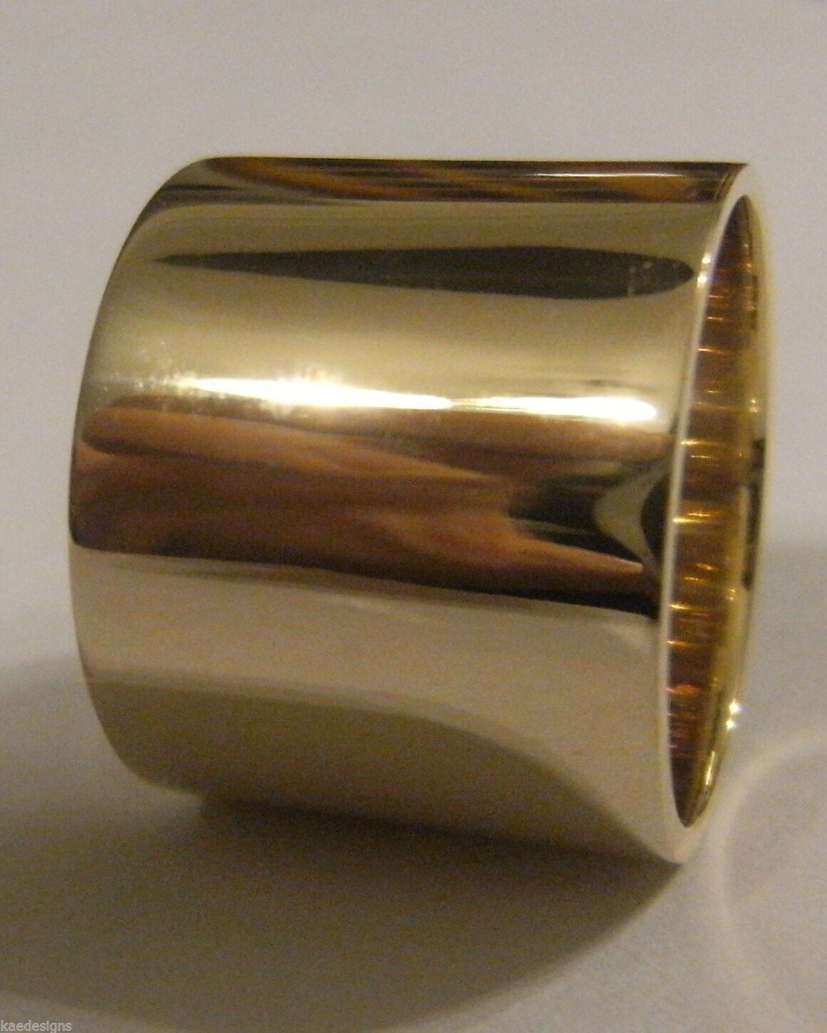 Size M, Heavy Genuine 9kt 9ct Yellow, Rose or White Gold / 375, Full Solid 15mm Extra Wide Band Ring