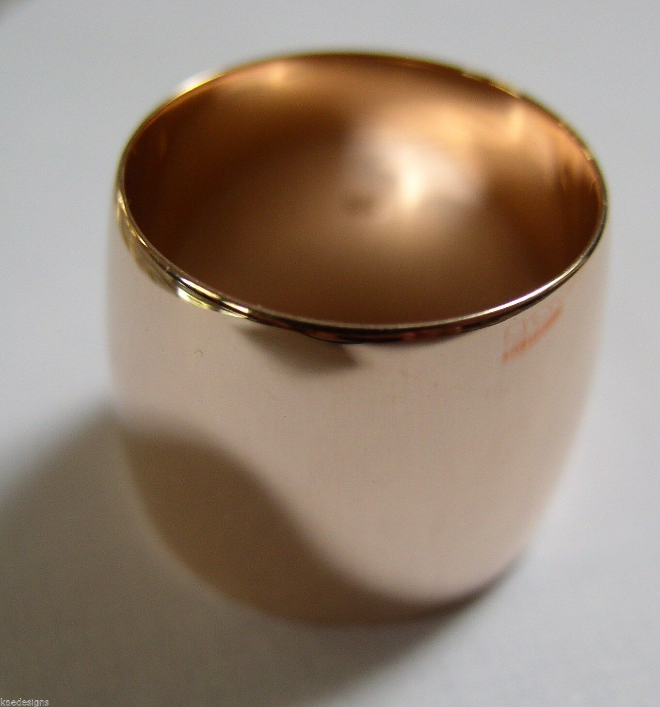 Size M / 6  Genuine Huge Genuine 9K 9ct Yellow, Rose or White Gold Full Solid 15mm Extra Wide Band Ring