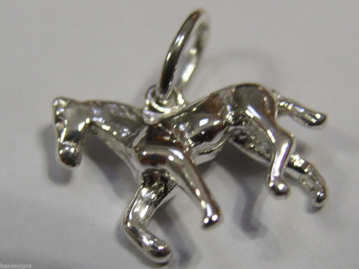 Kaedesigns, New Genuine Sterling Silver Solid Horse Pendant Or Charm