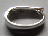 Genuine New Sterling Silver Plain Enhancer Bail Clasp size 13mm x 9mm