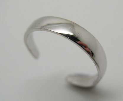 Kaedesigns New Genuine Solid 925 Sterling Silver Plain Toe Ring 333