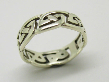 Kaedesigns New Genuine Sterling Silver 925 Celtic Weave Ring 274