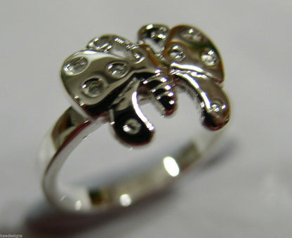 Kaedesigns New Genuine Childs Genuine Sterling Silver Butterfly Ring