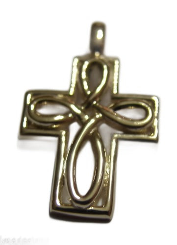 Kaedesigns, Genuine New 9ct 9k Yellow, Rose or White Gold 375 Celtic Cross Pendant