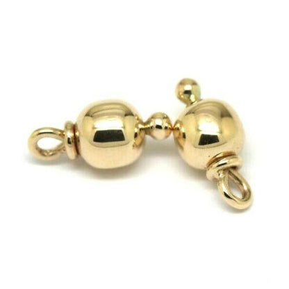 Genuine New 9k 9ct Yellow, Rose or White Gold 6mm Ball Plain Balls For Charm Earrings