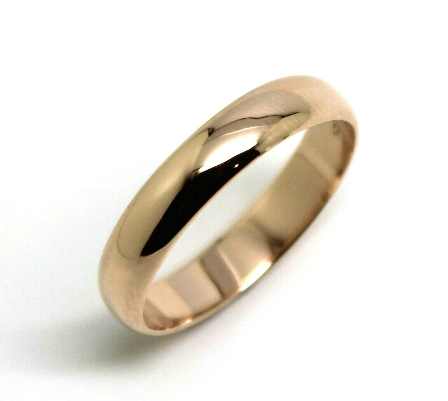 5mm Genuine Solid 9ct Yellow/White/Rose Gold Wedding Band Ring Size N/7- Z+4/15