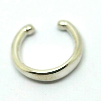 Solid Sterling Silver 925 3mm Ear Cartilage Cuff Earring Hoop