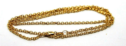 Genuine 9ct Yellow Gold Belcher Chain Necklace 50cm 2.8 grams