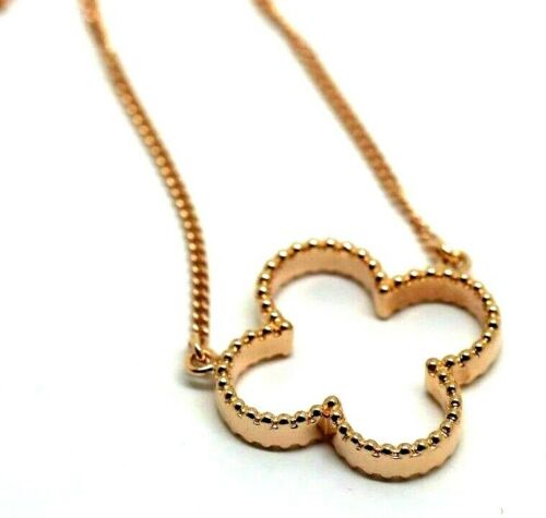 Kaedesigns New Genuine 9ct Yellow, Rose or White Gold Four Leaf Clover Pendant + Chain