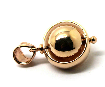 Kaedesigns New Belcher Large 12mm 9ct Yellow, Rose Or White Gold Ball Drop Pendant