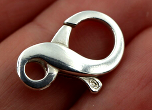Genuine Sterling Silver Trigger Clasp 3 sizes available - Free post