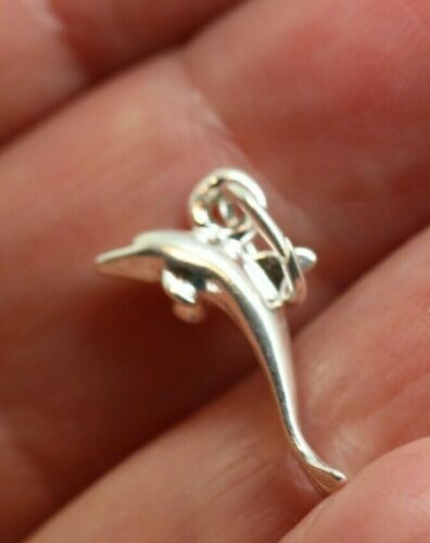 Kaedesigns New Sterling Silver Lightweight Dolphin Pendant / Charm