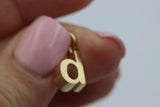 Kaedesigns New Genuine 9kt 9ct Genuine Solid Yellow, Rose or White Gold Initial Pendant d