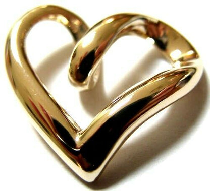 Kaedesigns New Full Solid 9ct 9K Genuine Yellow, Rose Or White Gold Heart Pendant 261