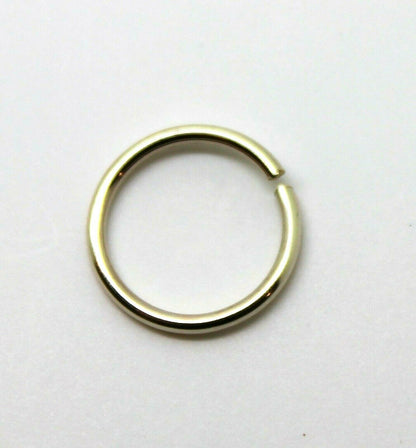 Kaedesigns, 9ct Yellow, Rose Or White Gold, 10mm Outside Diameter Open Jump Ring