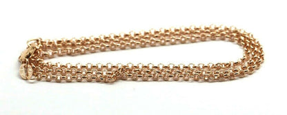 Genuine 9ct Rose Gold Belcher Chain Necklace 50cm 6 grams *Free express