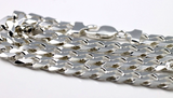 Sterling Silver 925 9.7mm Heavy Kerb Curb Chain Necklace 50cm 62.2g (last one)