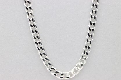 Genuine 925 Sterling Silver Kerb Curb Link Chain 31 grams 55cm