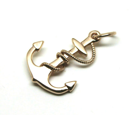 Genuine, Kaedesigns 9ct 9kt Yellow, Rose or White Gold Large Solid Anchor Boat Pendant / Charm