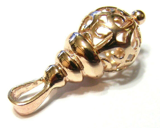 Kaedesigns New Genuine 9ct 9K Yellow, Rose or White Gold 10mm Filigree Ball Pendant