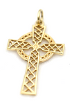 Kaedesigns Genuine 9ct 9K Yellow Gold Celtic Cross Pendant * Free Express post