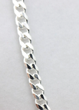 Genuine 925 Sterling Silver Kerb Curb Link Chain 31 grams 55cm