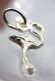Sterling Silver Small Flamingo Pendant Or Charm *Free Post In Oz