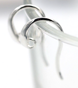 Genuine Sterling Silver Earring Hooks For Earrings Open Wire *Free Post