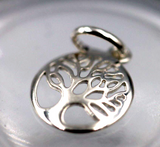 Genuine Sterling Silver Small Filigree Tree Of Life Pendant / Charm *Free post