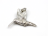 Genuine Sterling Silver Small Hummingbird Bird Pendant / Charm -Free post