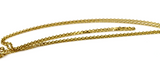 Genuine 14ct Yellow Gold Thin Cable Chain Necklace 1.7grams 50cm- Free post