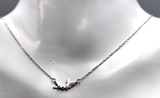 Sterling Silver 925 48cm Butterfly Fine Chain Charm Necklace -Free Express Post