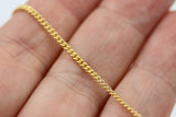 Genuine New 9ct 9k Solid Yellow Gold 25cm Curb Kerb Anklet