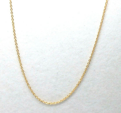 Genuine 18ct 750 Yellow Gold Belcher Cable Chain Necklace 50cm 3.79grams