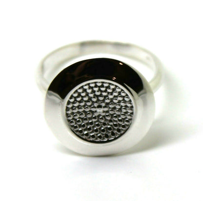 Size V Sterling Silver 925 Sunflower Ring