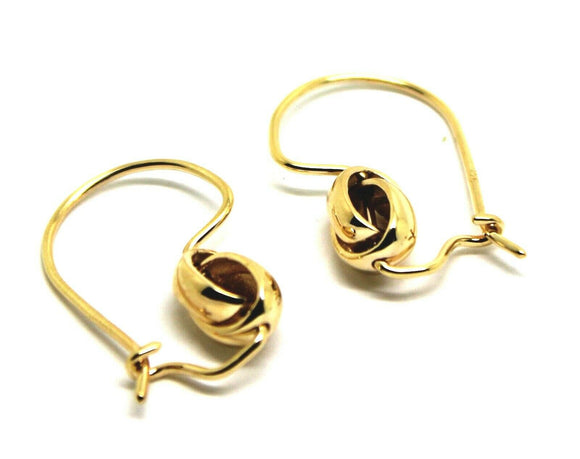 Genuine 9k 9ct Yellow, Rose or White Gold Spinning Oval Belcher Earrings