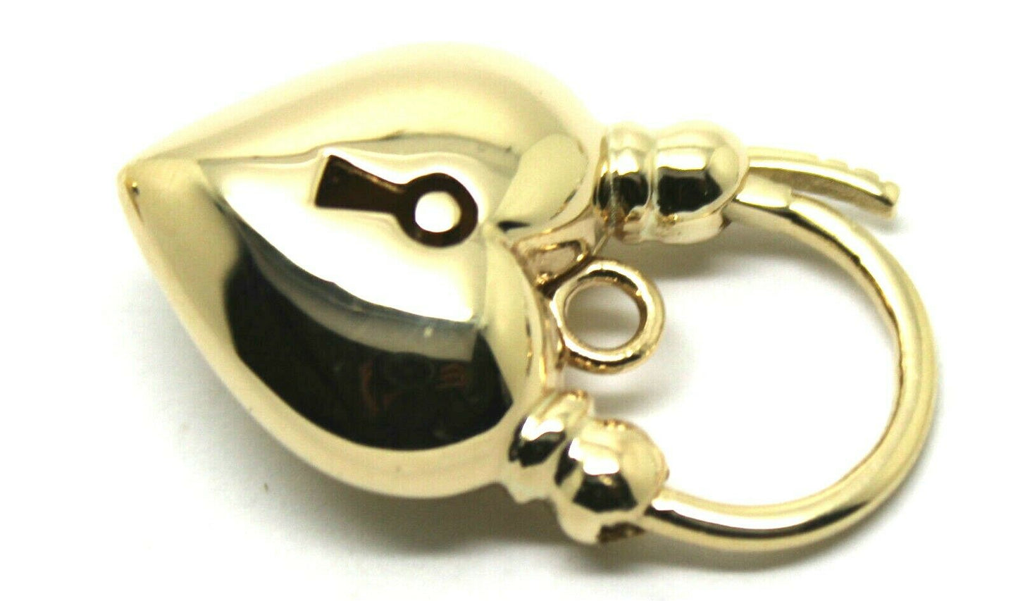 Kaedesigns New 9ct Yellow Gold or White Gold or Rose Gold Heart Locket Padlock