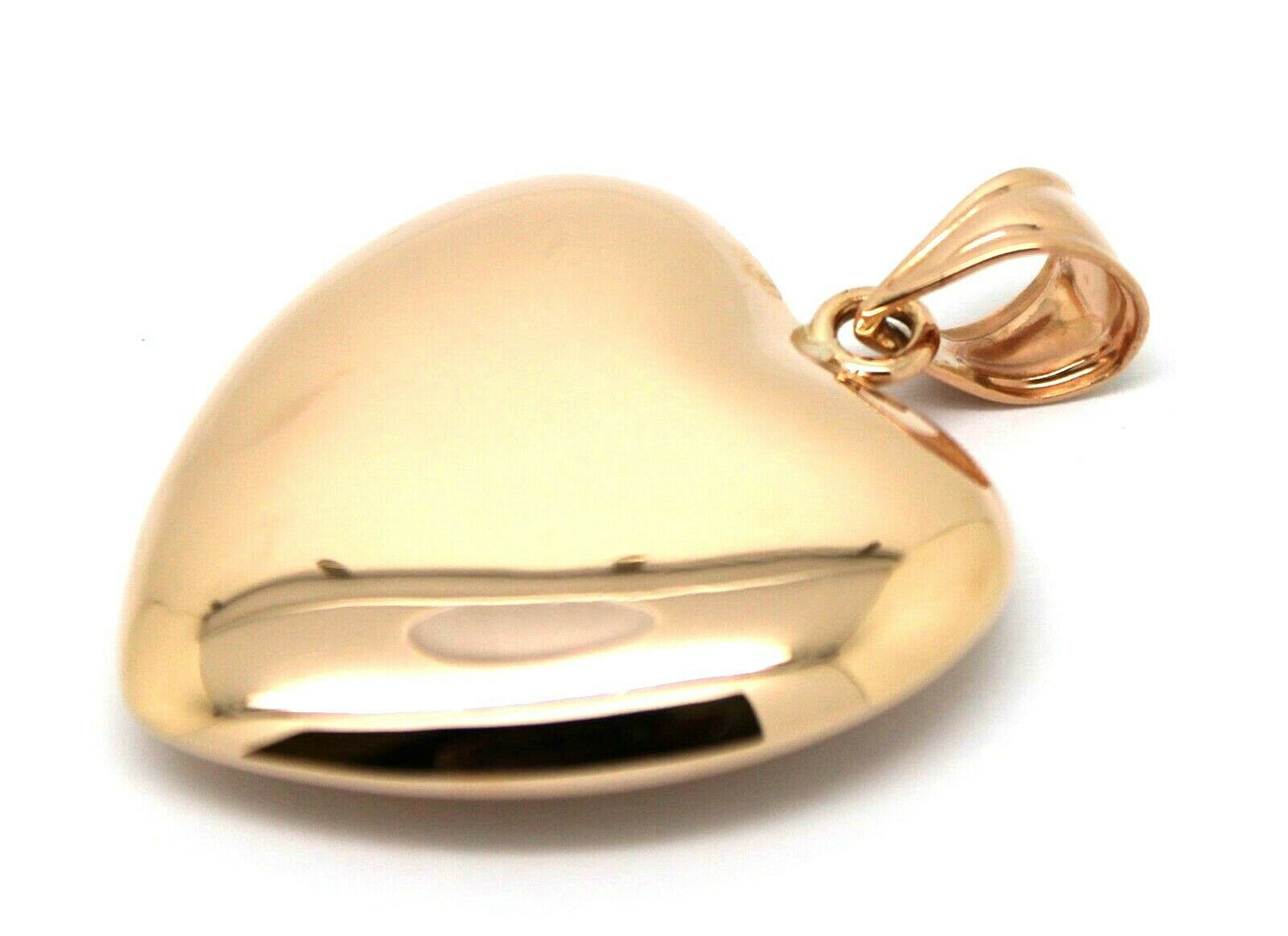 Kaedesigns, Huge Genuine 9ct 9kt Extra Large Bubble Yellow, Rose or White Gold Heart Pendant