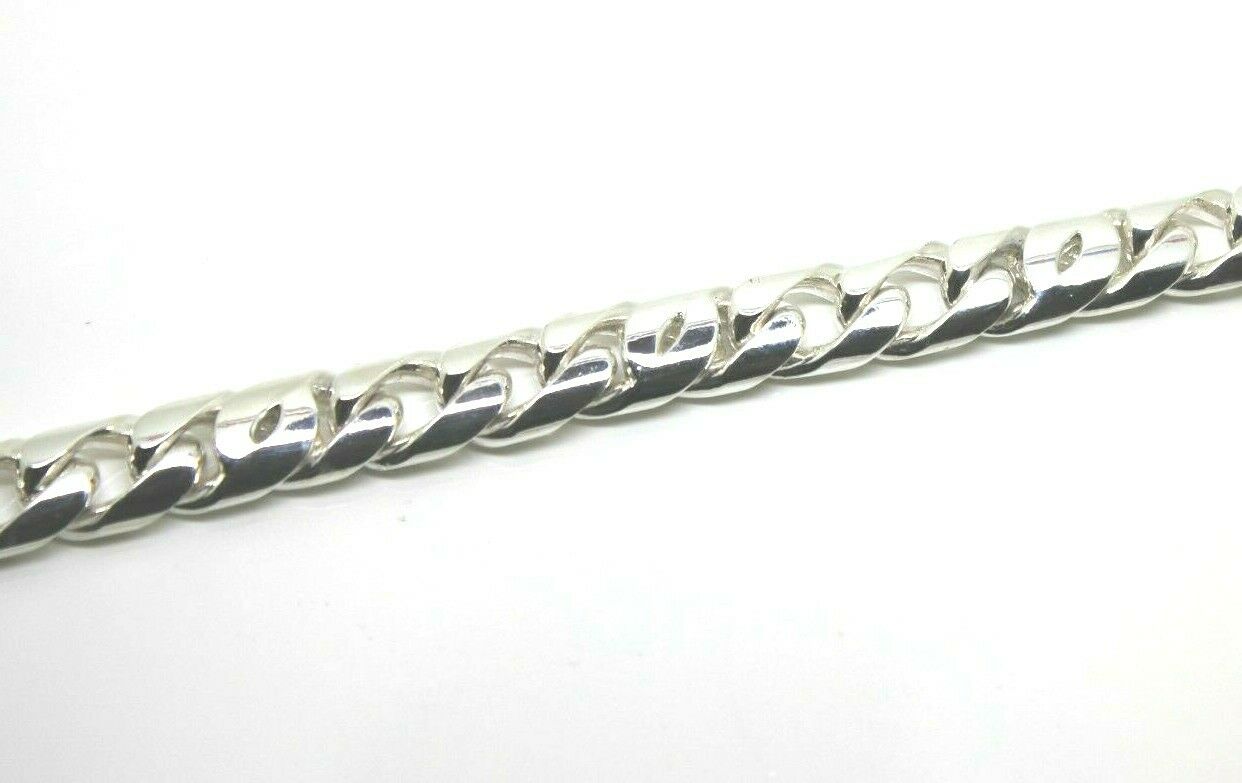 Heavy Fine Silver 999 Kerb Curb Bracelet 21cm 78.03Grams*Free Express Post In Oz