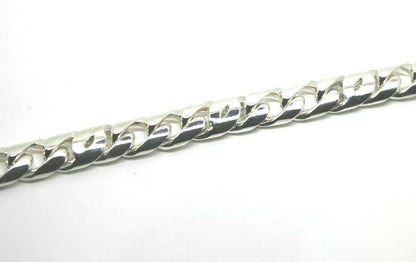 Heavy Fine Silver 999 Kerb Curb Bracelet 21cm 78.03Grams*Free Express Post In Oz