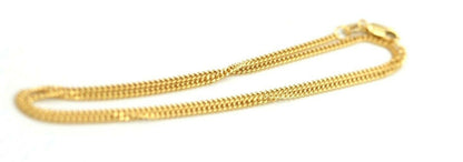 Genuine 9ct Yellow Gold Curb Kerb Necklace / Chain 4.4grams 50cm