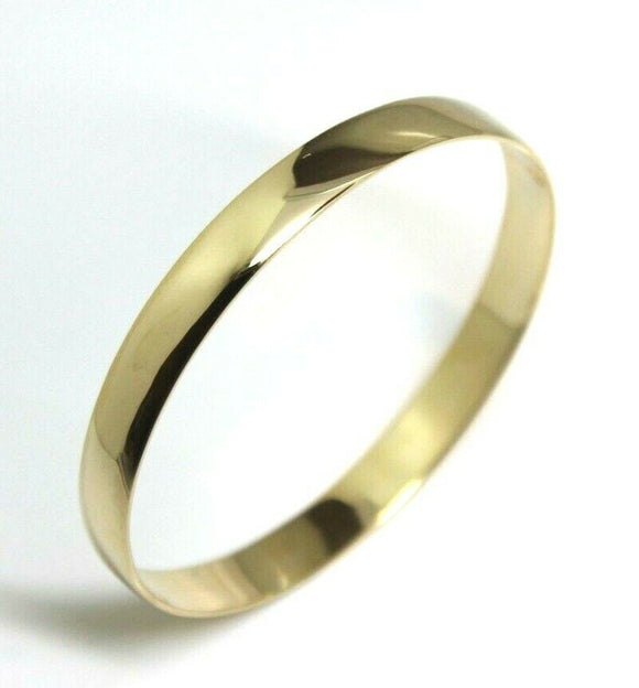 9ct 9kt FULL SOLID Heavy Yellow, Rose or White gold 8mm wide 65mm inside diameter