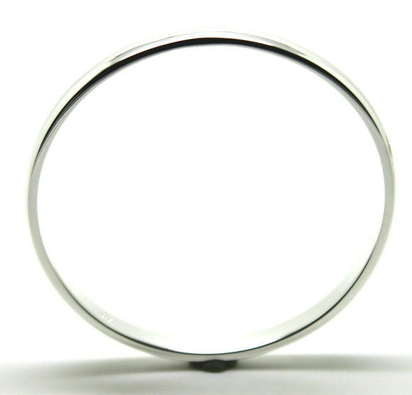 Genuine Full SOLID Sterling silver 4mm wide baby bangle 46mm outside diameter