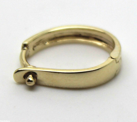 Kaedesigns New 18ct Yellow gold Plain 13mm Large Size Enhancer Bail Clasp