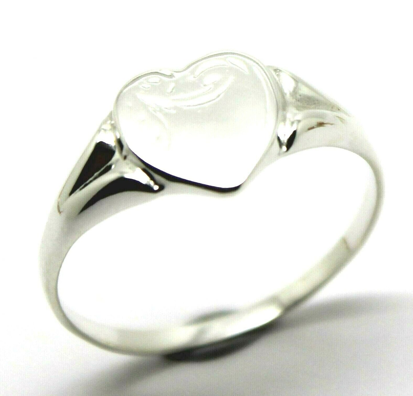 Size T Kaedesigns, New Genuine Large Sterling Silver Heart Signet Ring 265